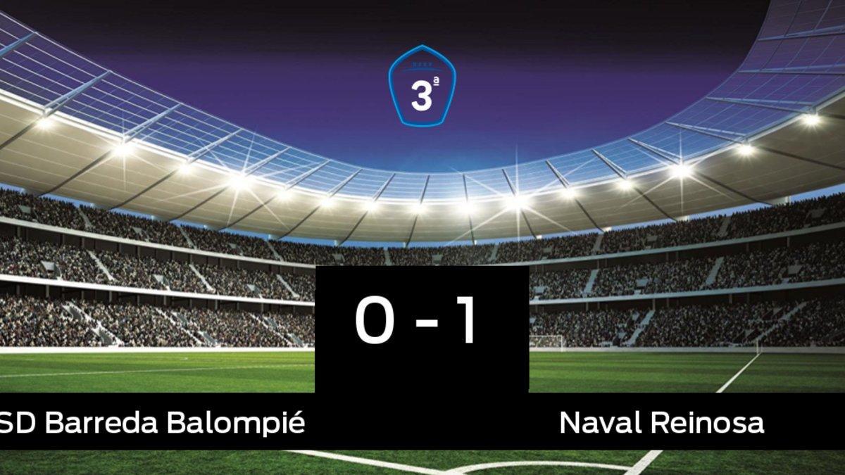 El Naval Reinosa se impone por 0-1 al Barreda Balompié