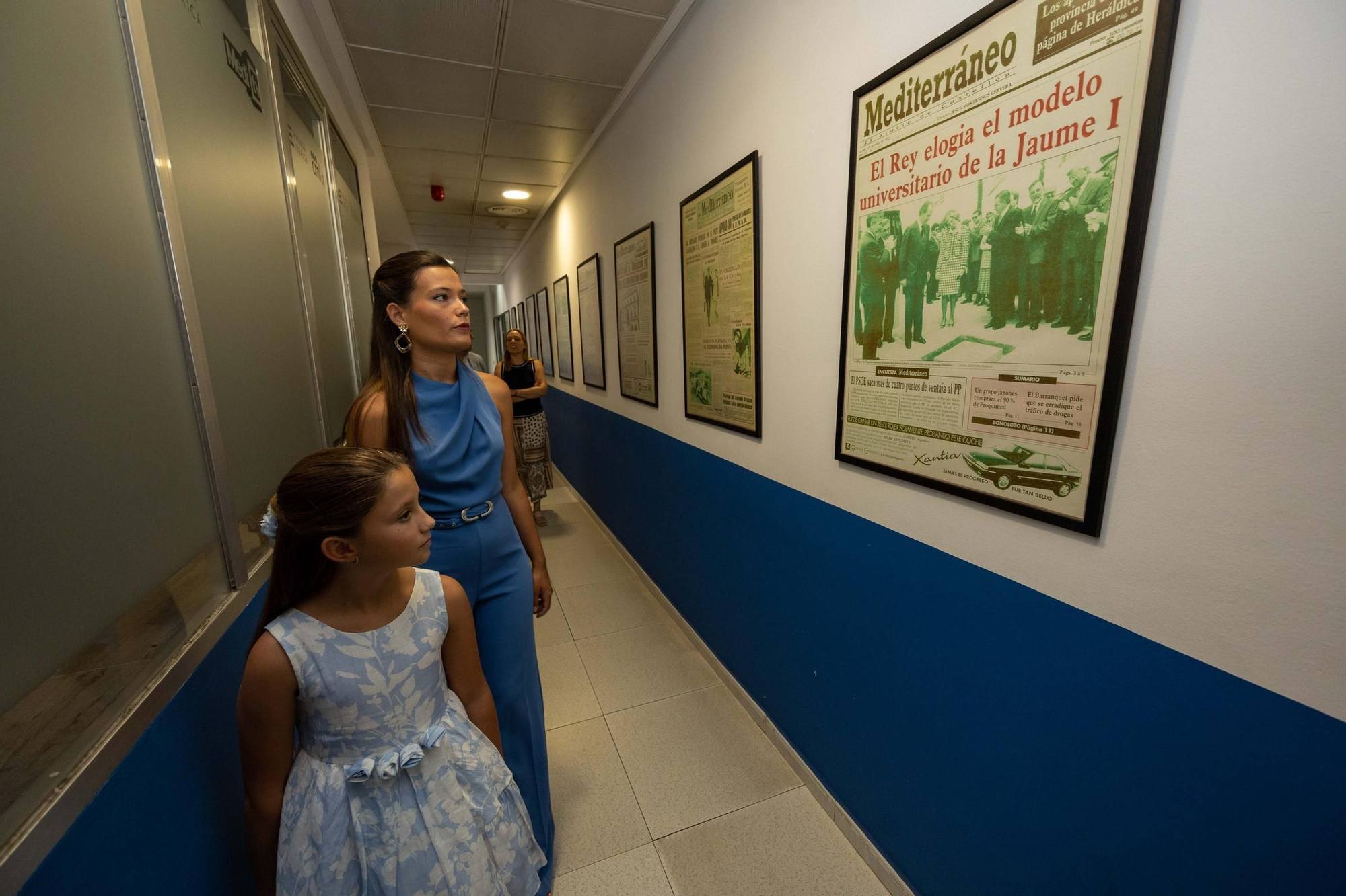 Visita de les reines de les festes a Mediterráneo i les claus de Collazos al front de la Junta