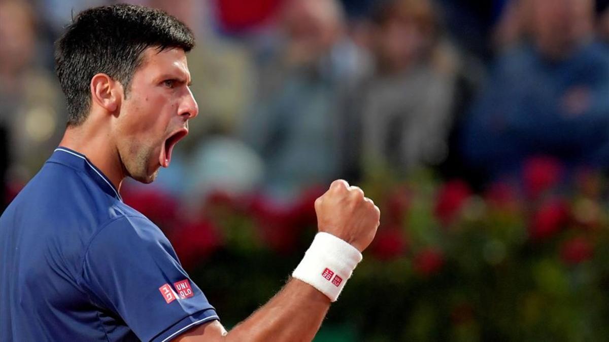 Novak Djokovic estaba 'encendido' en la semifinal ante Dominic Thiem