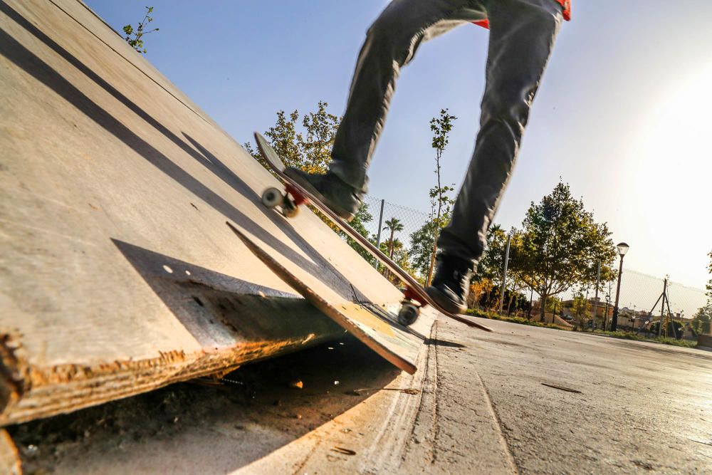Acrobacias con demasiado riesgo en el «Skate park»