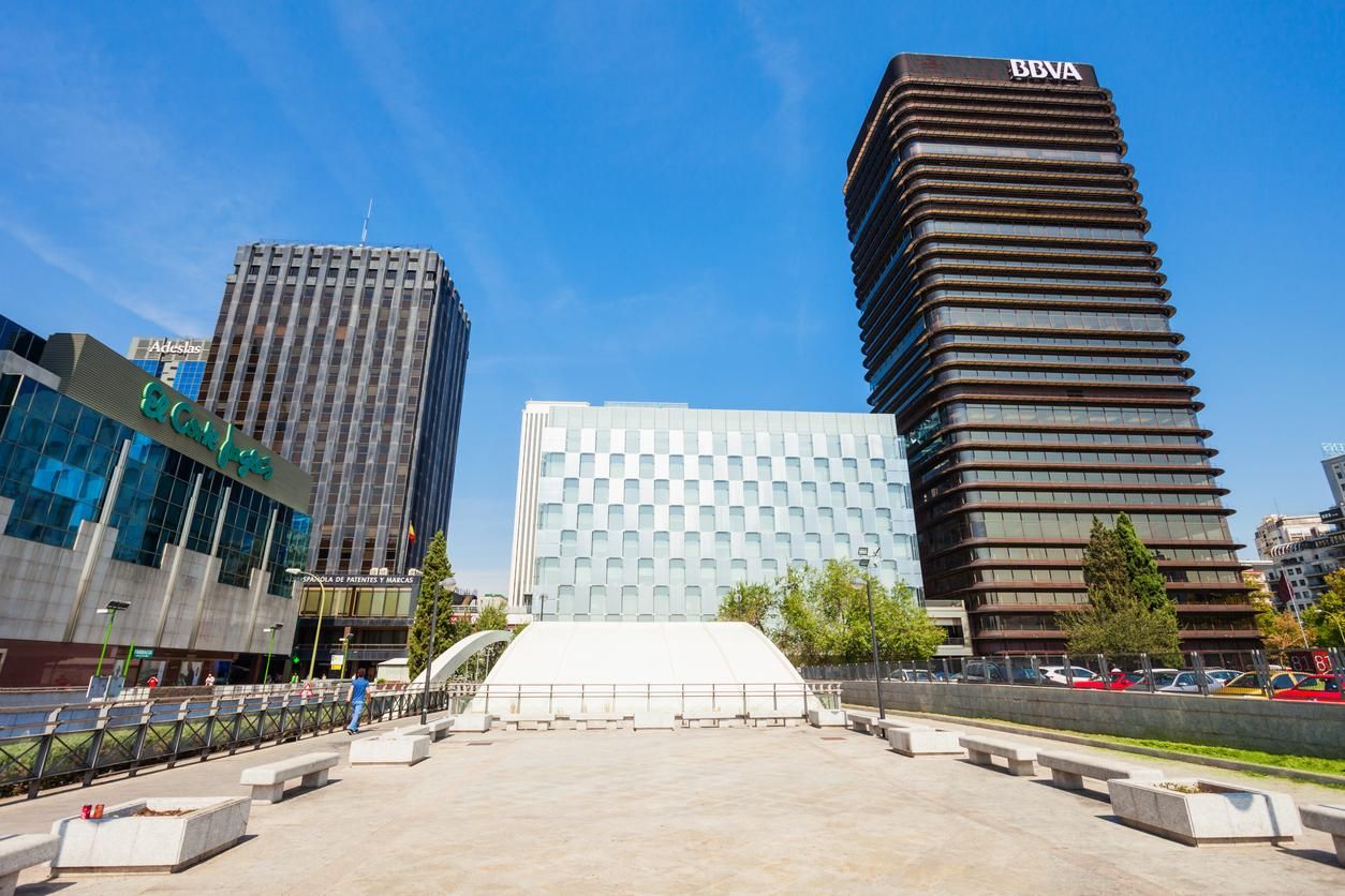 Edificio BBVA, en Madrid.