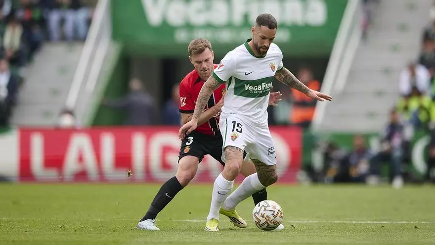 Elche CF - RCD Mallorca : El gol de Tete Morente