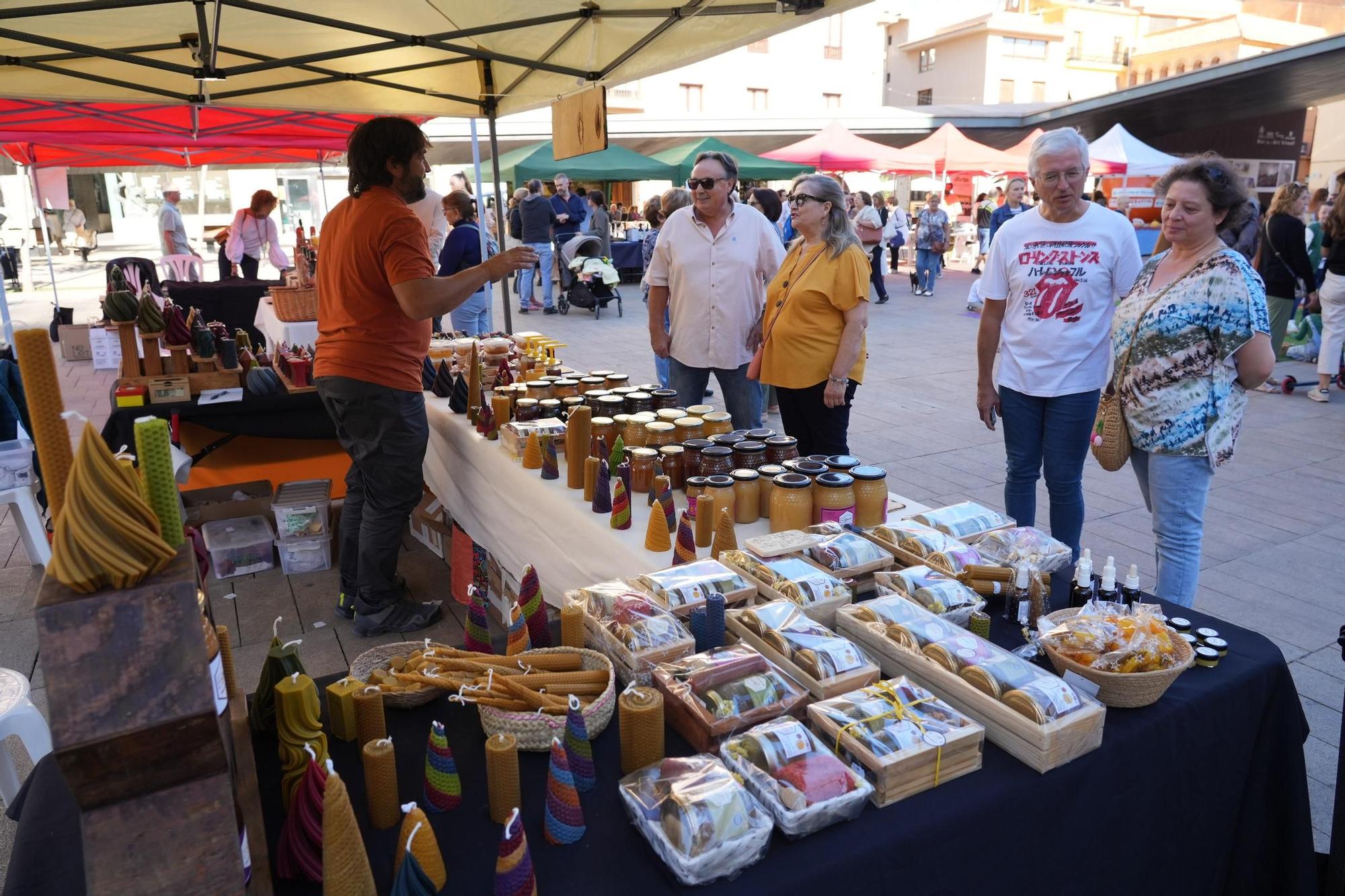 Las imágenes de la feria de agroecología y consumo responsable de Vila-real