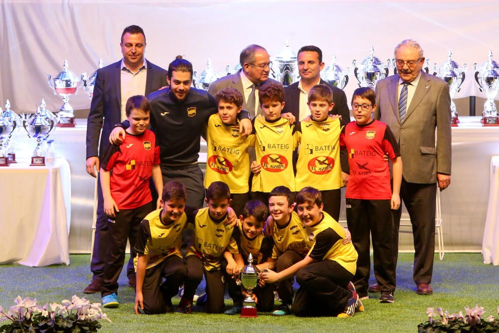 170 equipos premiados en la Gala del Fútbol Base Provincial en La Nucía