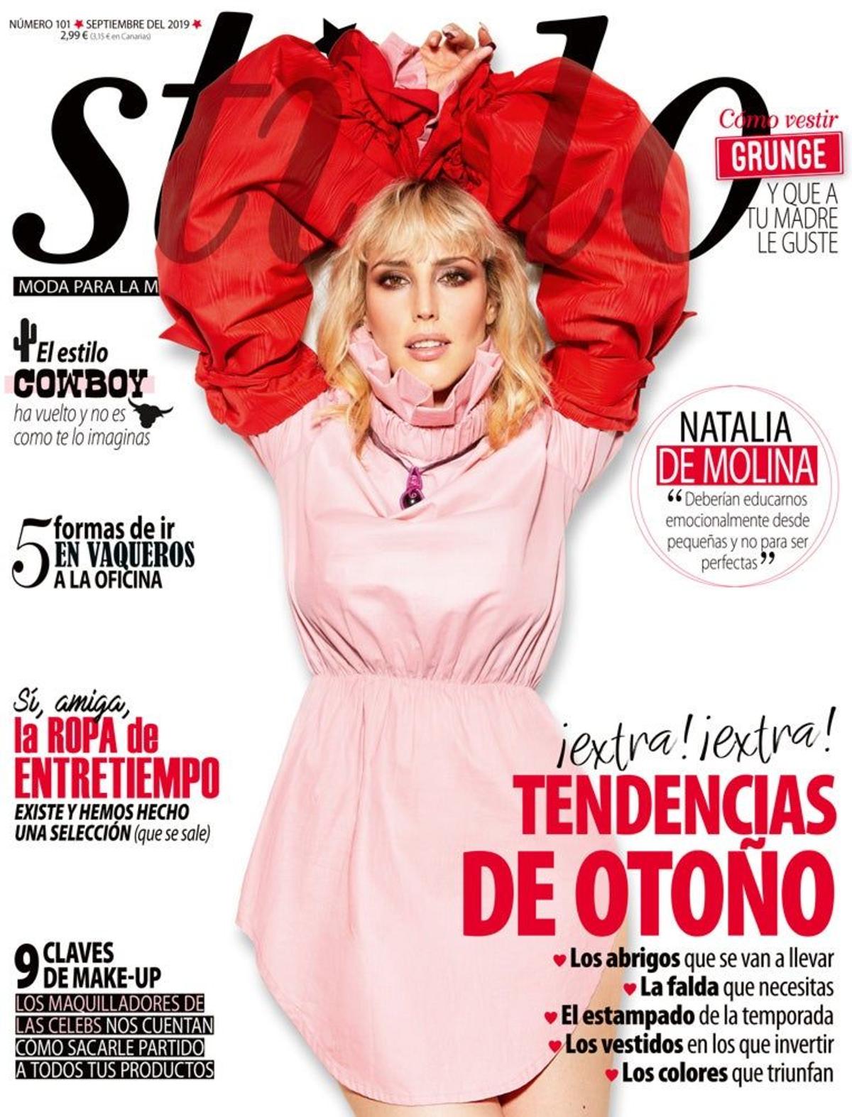 Natalia de Molina portada de septiembre 2019, número 101