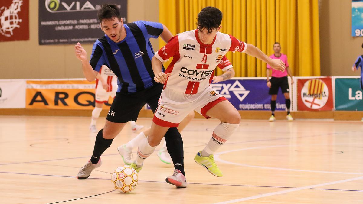 Partit entre el Covisa i l'Hospitalet Bellsport de la primera volta, al Pujolet