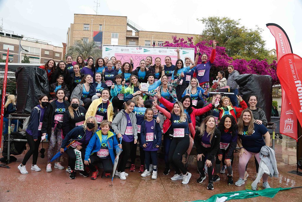 Carrera de la Mujer Murcia 2022: las participantes posan en el photocall