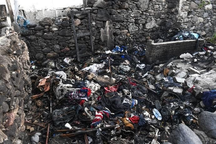 SUCESOS. MARZAGAN. LAS PALMAS DE GRAN CANARIA. Incendio y posterior fallecimiento de un hombre en una infravivienda de el Barrio de Marzagan.  | 26/03/2019 | Fotógrafo: Juan Carlos Castro