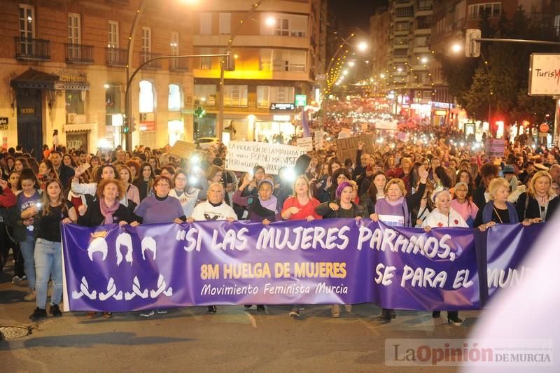 Manifestación por el Día de la Mujer en Murcia