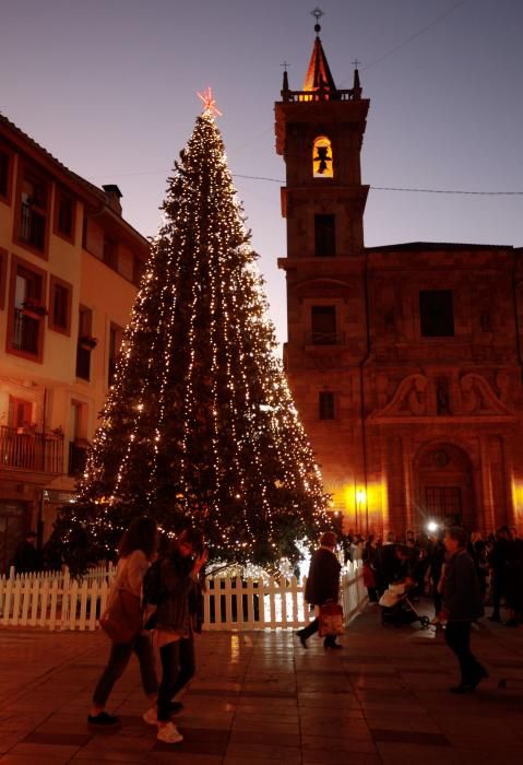 Luces de Navidad en Oviedo