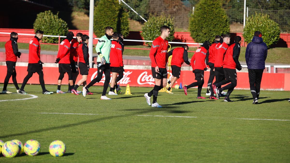 EN IMÁGENES: Así fue el entrenamiento del Sporting