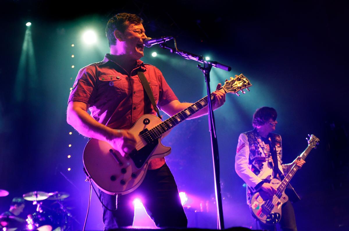 Manic Street Preachers, durante un concierto en Barcelona celebrado en 2012. 