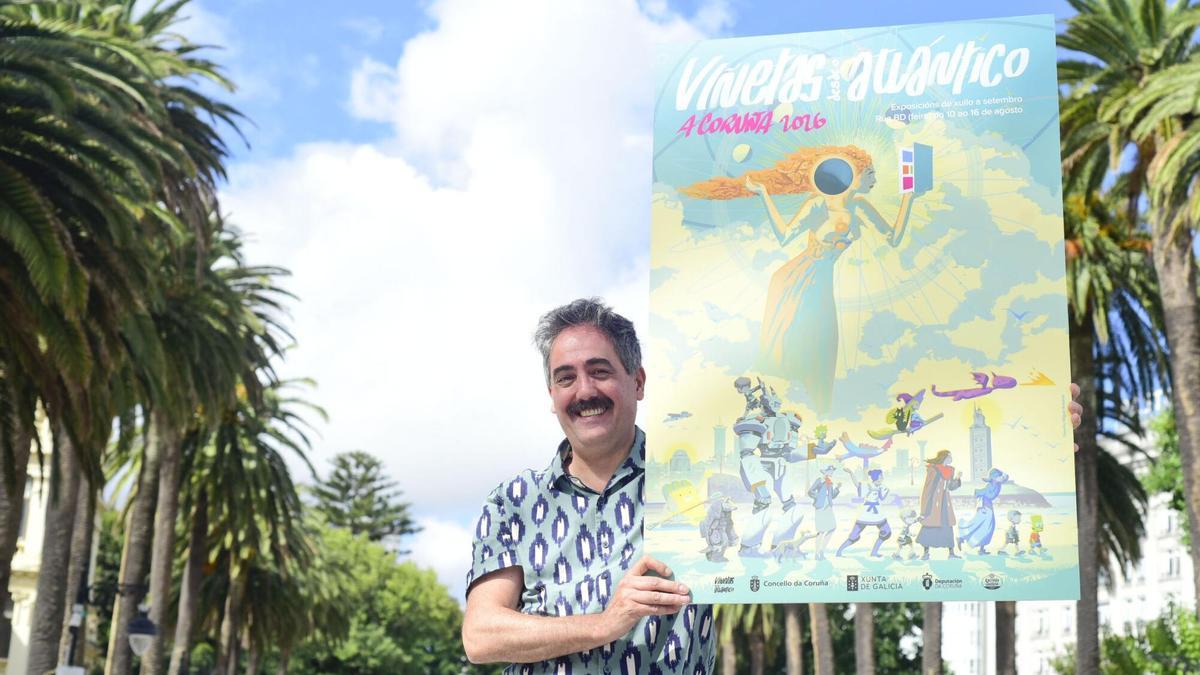 Manel Cráneo, director de Viñetas desde o Atlántico na Coruña: "Temos un festival que vale máis do que custa"
