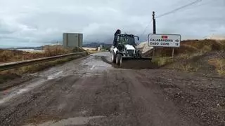 Estas son las carreteras que continúan cortadas al tráfico en la Región