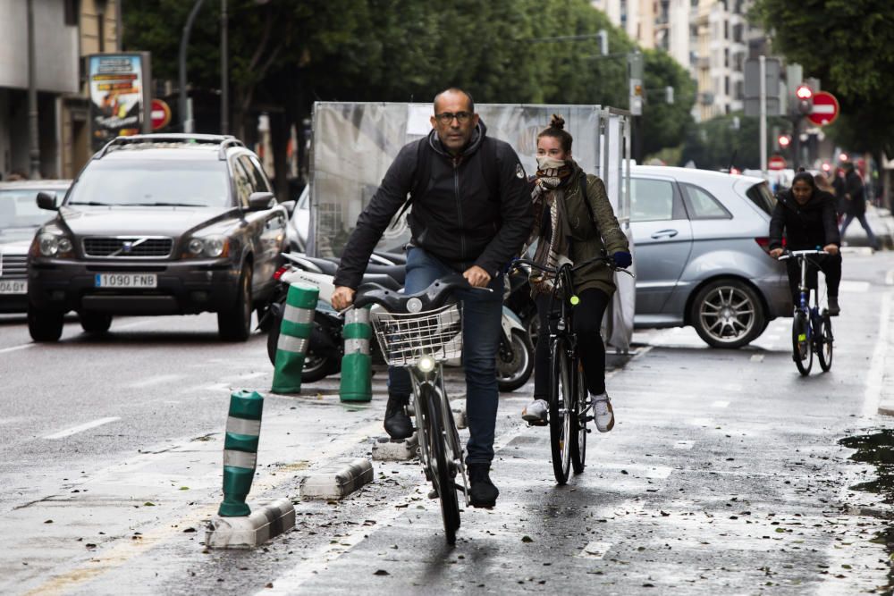 Uno de cada cinco vehículos que circulan por Colón ya son bicicletas o patinetes