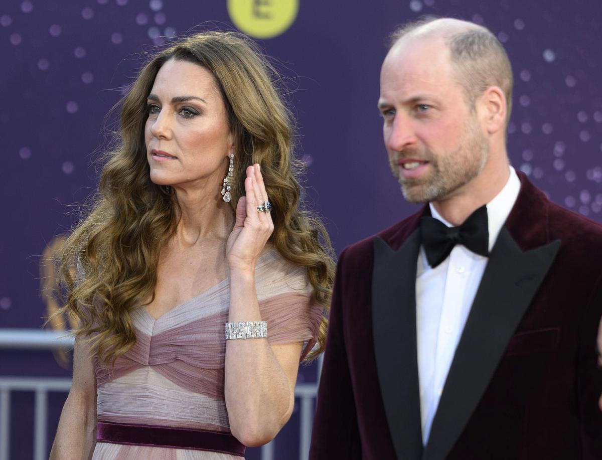 Kate y William asistieron a los premios Bafta en medio de la polémica