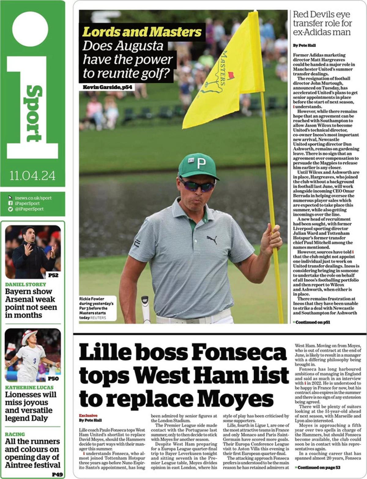 Las portadas de los periódicos deportivos de hoy, jueves 11 de abril Las portadas de los periódicos deportivos de hoy, jueves 11 de abril