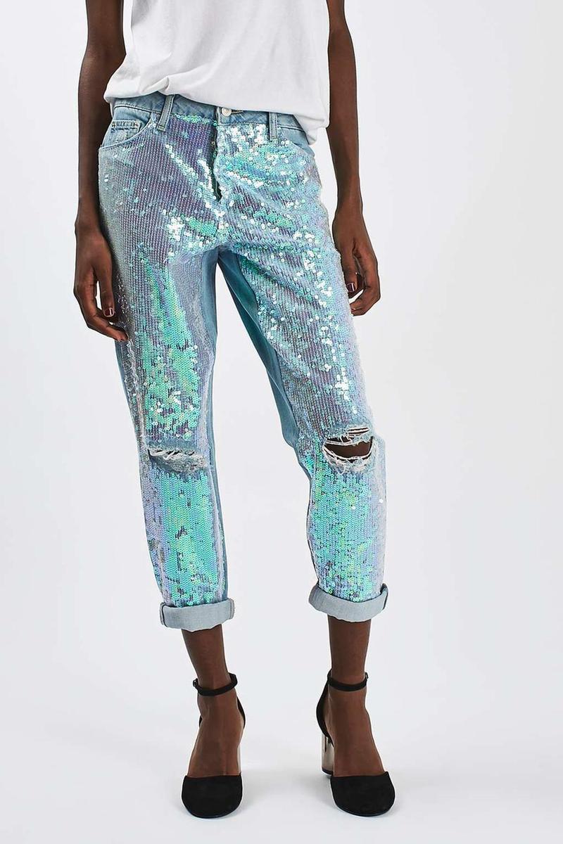 Jeans de glitter de TopShop