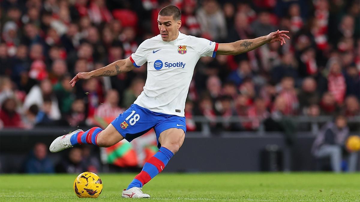 Oriol Romeu, en el último partido de Liga del Barça ante el Athletic