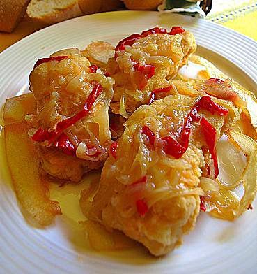 Bacalao con pimientos al estilo Zulima