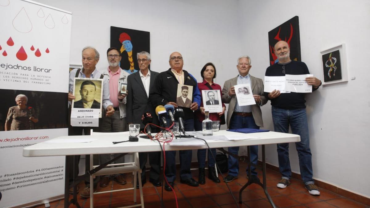 Dejadnos Llorar promueve una campaña para que se hagan las exhumaciones previstas en Córdoba