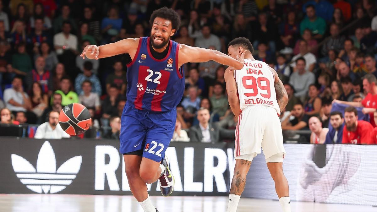Jabari Parker, en el Barça - Estrella Roja de la pasada temporada en el Palau Blaugrana