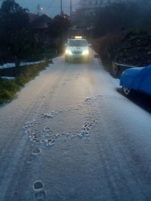 Así nevó en 2016 en la cumbre de Gran Canaria.