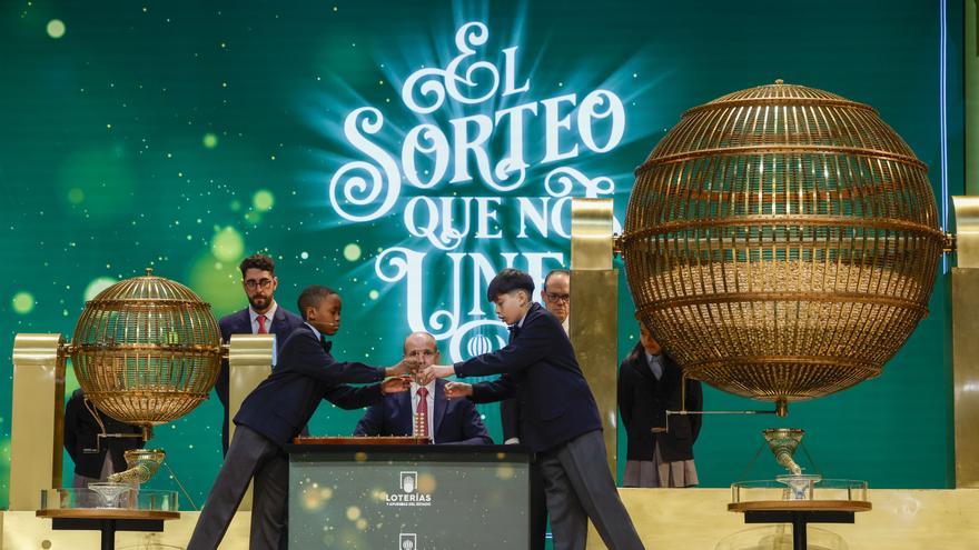 Las mejores imágenes del sorteo de Lotería de Navidad 2023