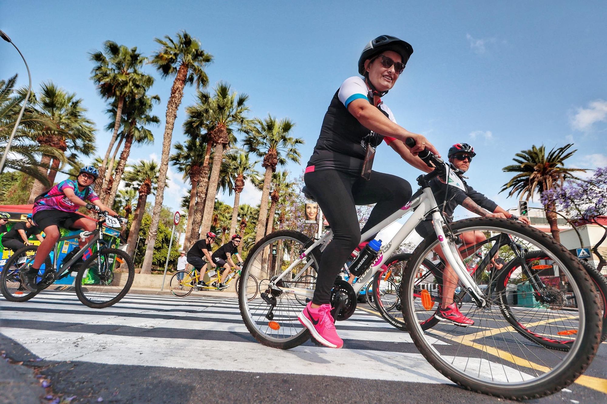 Fiesta de la bicicleta en Santa Cruz de Tenerife