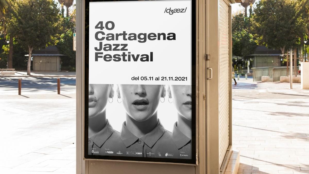 Cartagena ha amanecido esta mañana &#039;empapelada&#039; con los carteles de la próxima edición del Cartagena Jazz Festival.