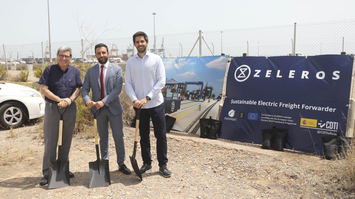 Presentación del proyecto en los terrenos del puerto comercial de Sagunto