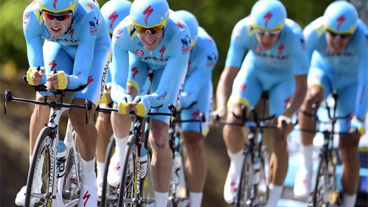 El equipo ciclista Astana está pendiente de ser miembro World Tour