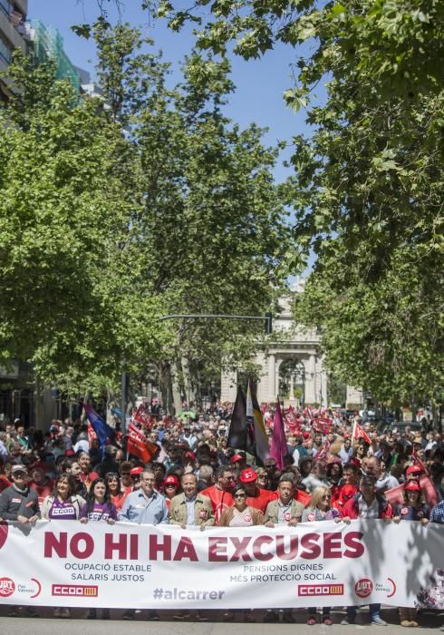 Manifestación del Día del Trabajo en València