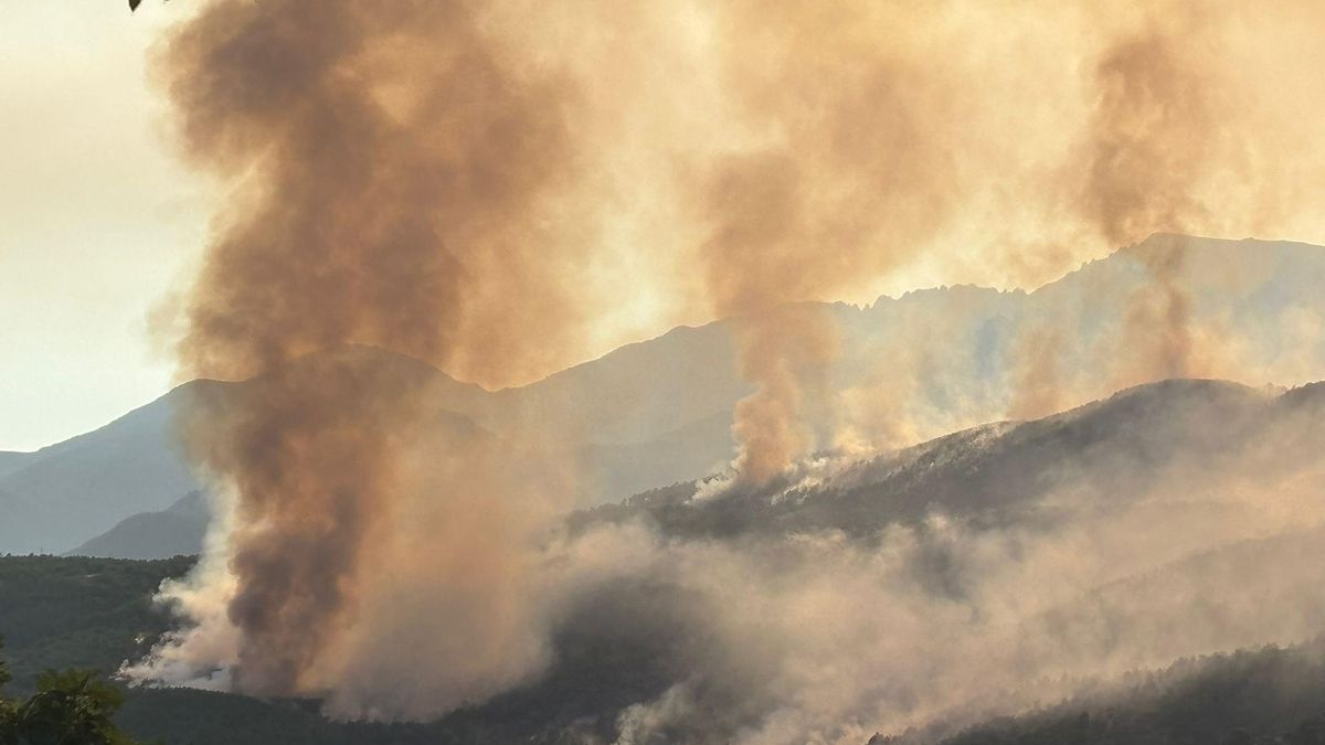 Waldbrand in Ávila