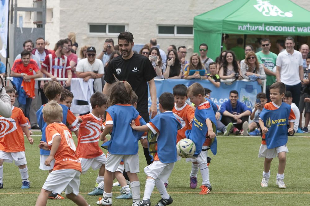 Inauguración de la escuela de fútbol de David Villa