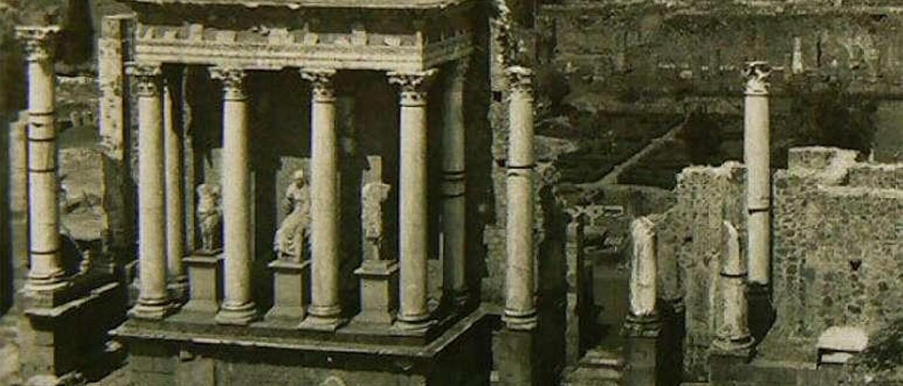 Un dos antigos anfiteatros romanos na Península Ibérica.