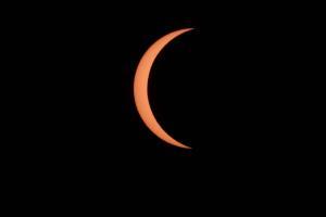 Así se vio el eclipse total de Sol desde un avión