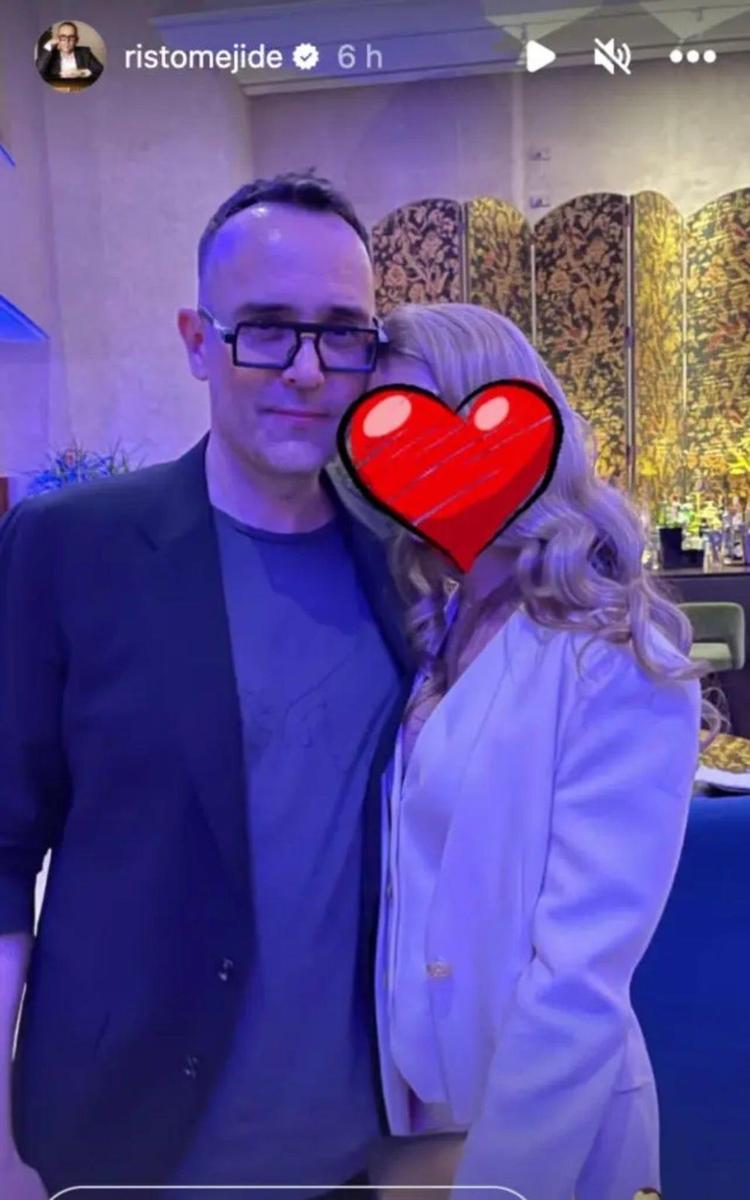 Risto Mejide y Natalia Almarcha, tapada por un corazón