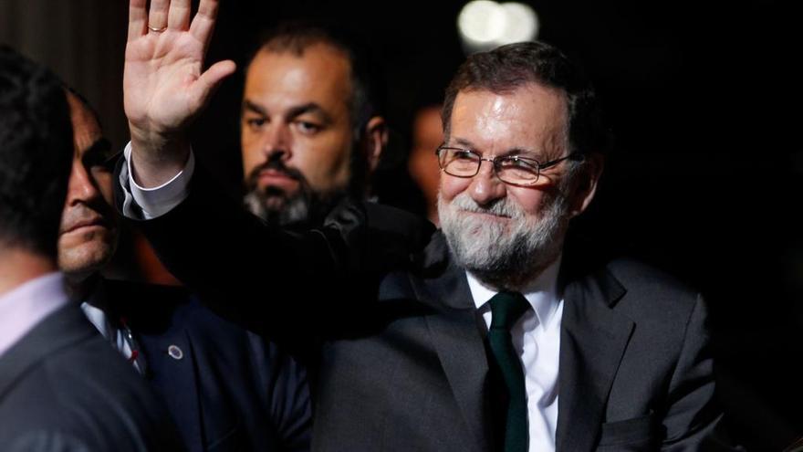 Mariano Rajoy durante su última visita a Asturias, el pasado mes de octubre.