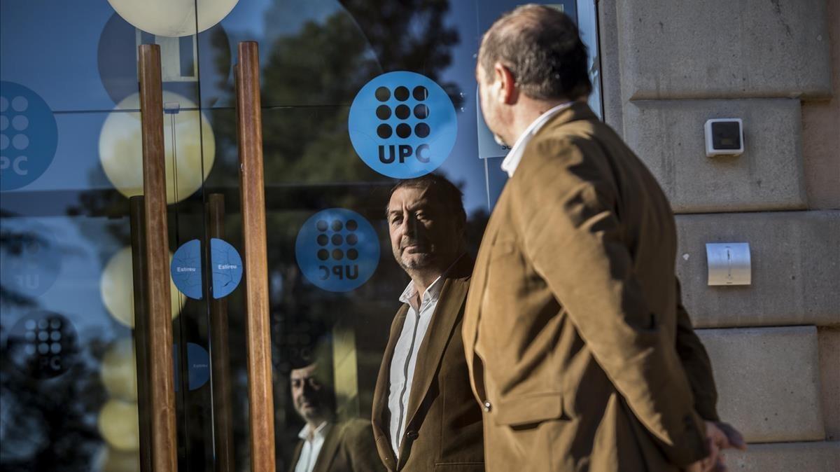 Francesc Torres, rector de la Universitat Politècnica de Catalunya (UPC), este miércoles. Francesc Torres, rector de la Universitat Politècnica de Catalunya (UPC), este miércoles.