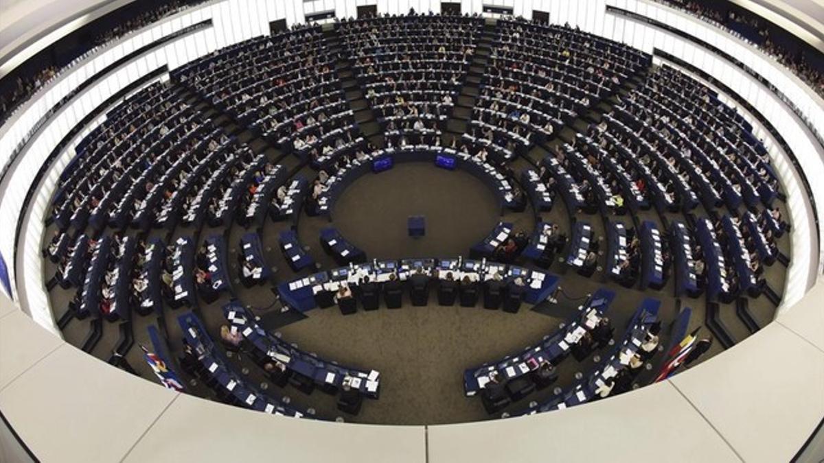 Una sesión del Parlamento Europeo de Estrasburgo.