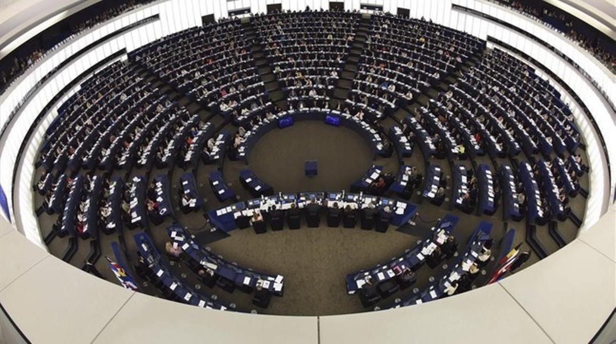 Una sesión del Parlamento Europeo de Estrasburgo.