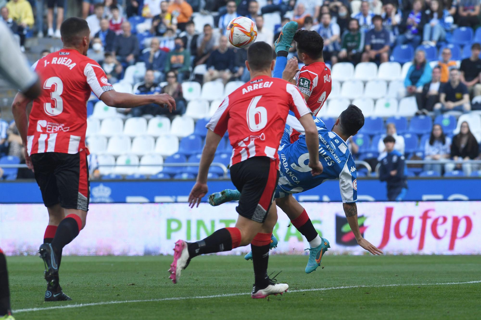 Deportivo 3 - 0 UD Logroñés