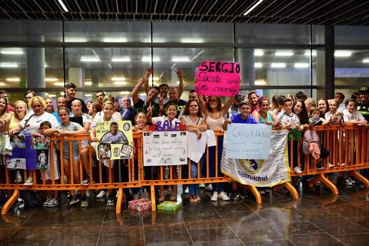 LLegada del Madrid al Aeropuerto de Gran Canaria