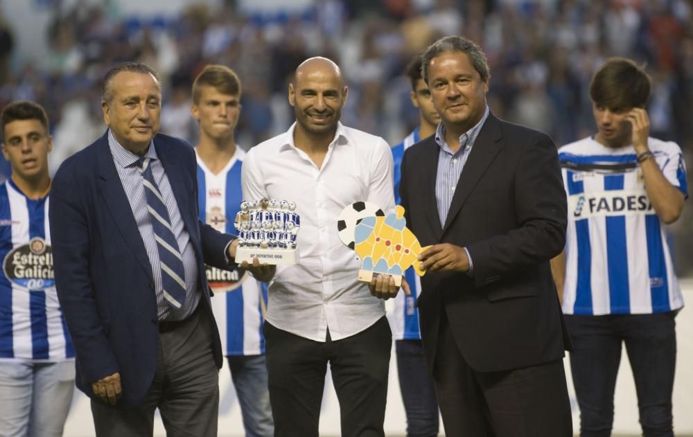 Manuel Pablo, homenajeado en el Teresa Herrera