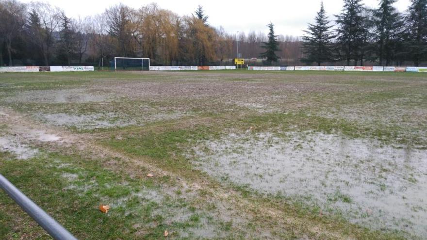 Estado en el que se encontraba el campo del Ejido, en León.