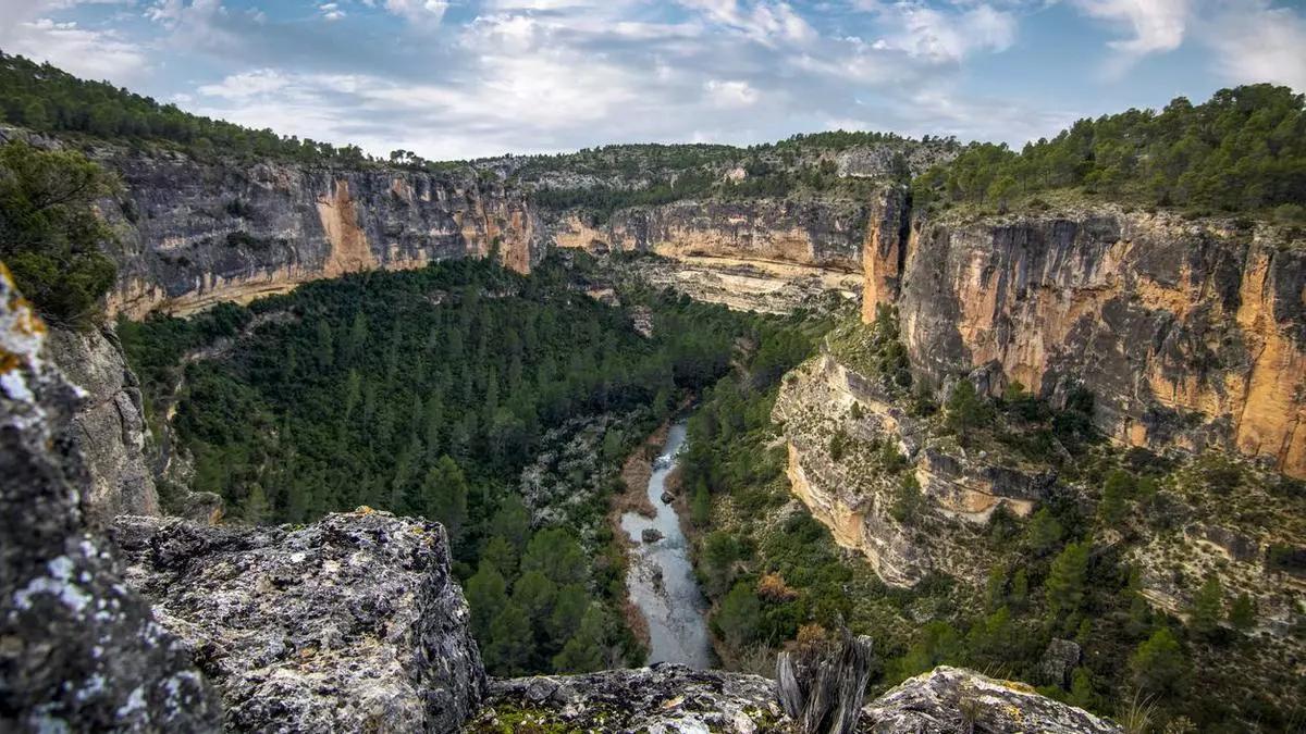 Panorámica de las hoces del Cabriel en Cuenca