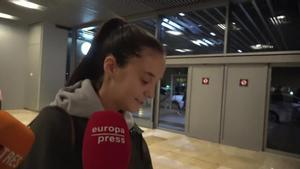 Victoria Federica vuelve a Madrid y asegura que Leonor iba guapísima en su cumpleaños.