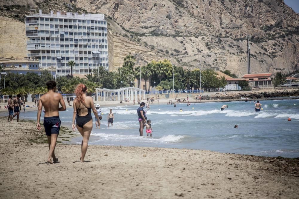 La playa de El Postiguet