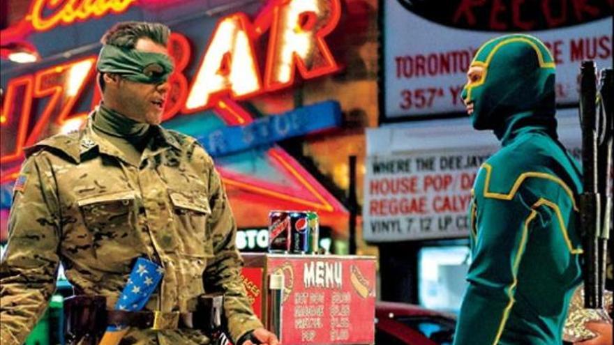 Jim Carrey y Aaron Johnson, cara a cara en &#039;Kick-Ass 2&#039;